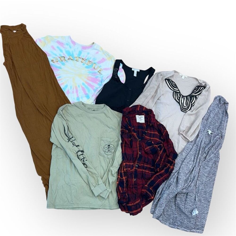 7 Pc. Bundle, Lush, NOBO, Salt Life, Ambiance Apparel, A+F, Miami, AEO, Small